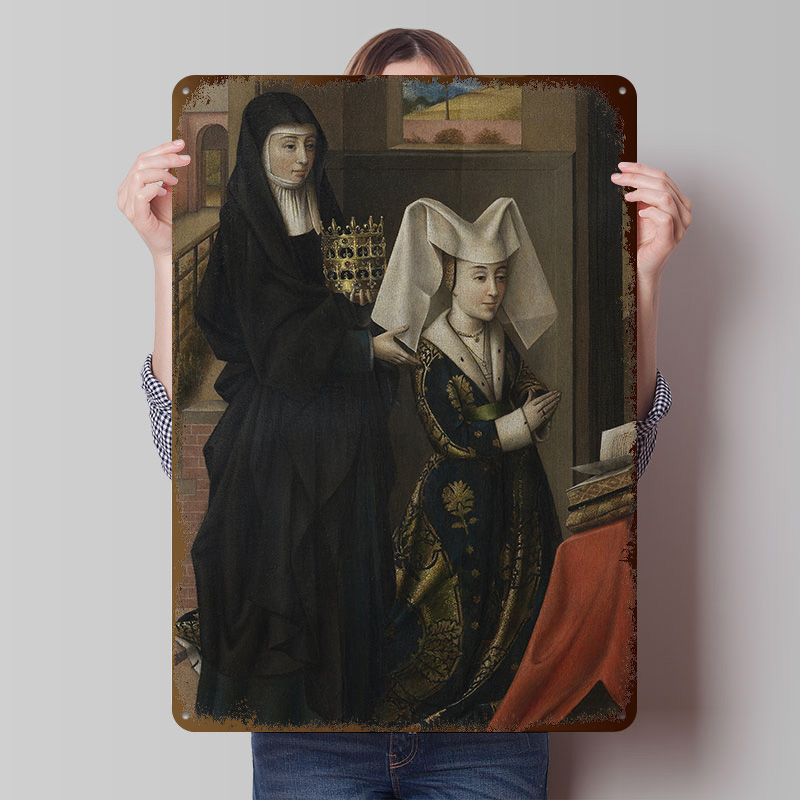 Women Accessories Poster - Quadro Religioso con Due Donne, Poster