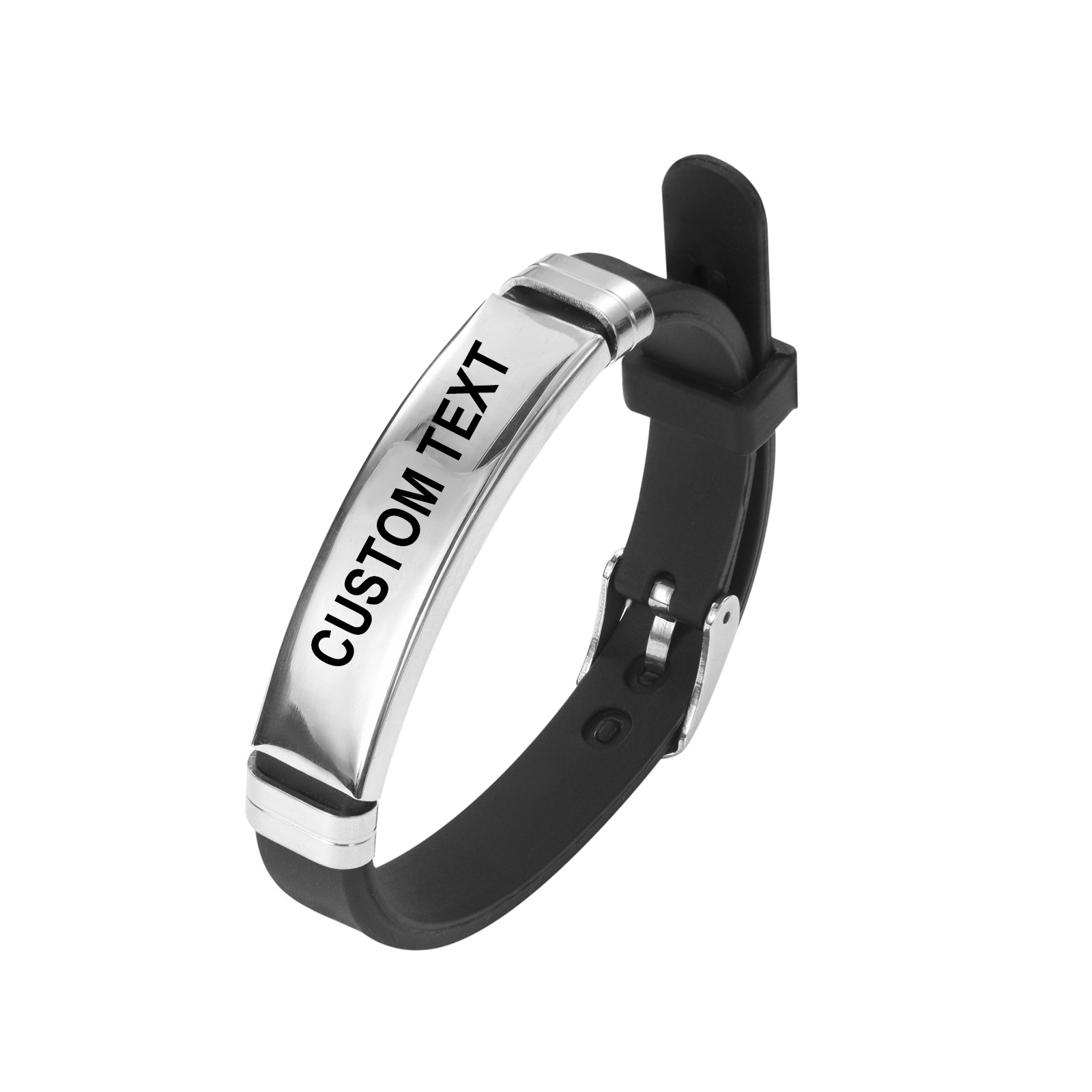 Women Accessories Brand Name - Braccialetto in Silicone Personalizzato con Logo