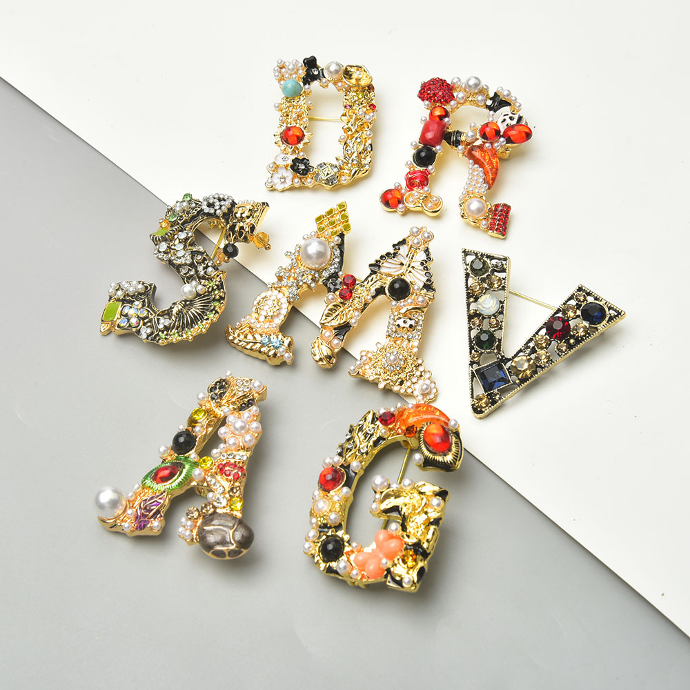 Spille da bavero in cristallo  - Women Accessories In English recensione e prezzo