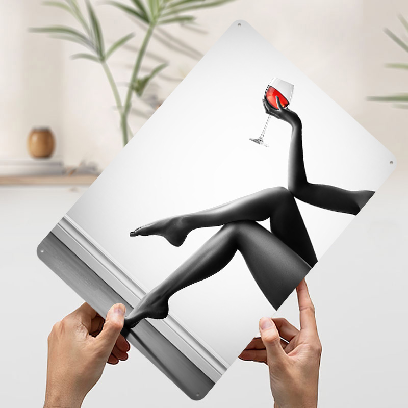 Poster in Latta con Donna Eleg - Women Accessories Poster recensione e prezzo