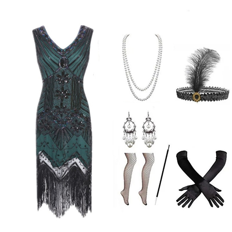 Set Abito Flapper Anni '20 per - Women Accessories Jewelry recensione e prezzo