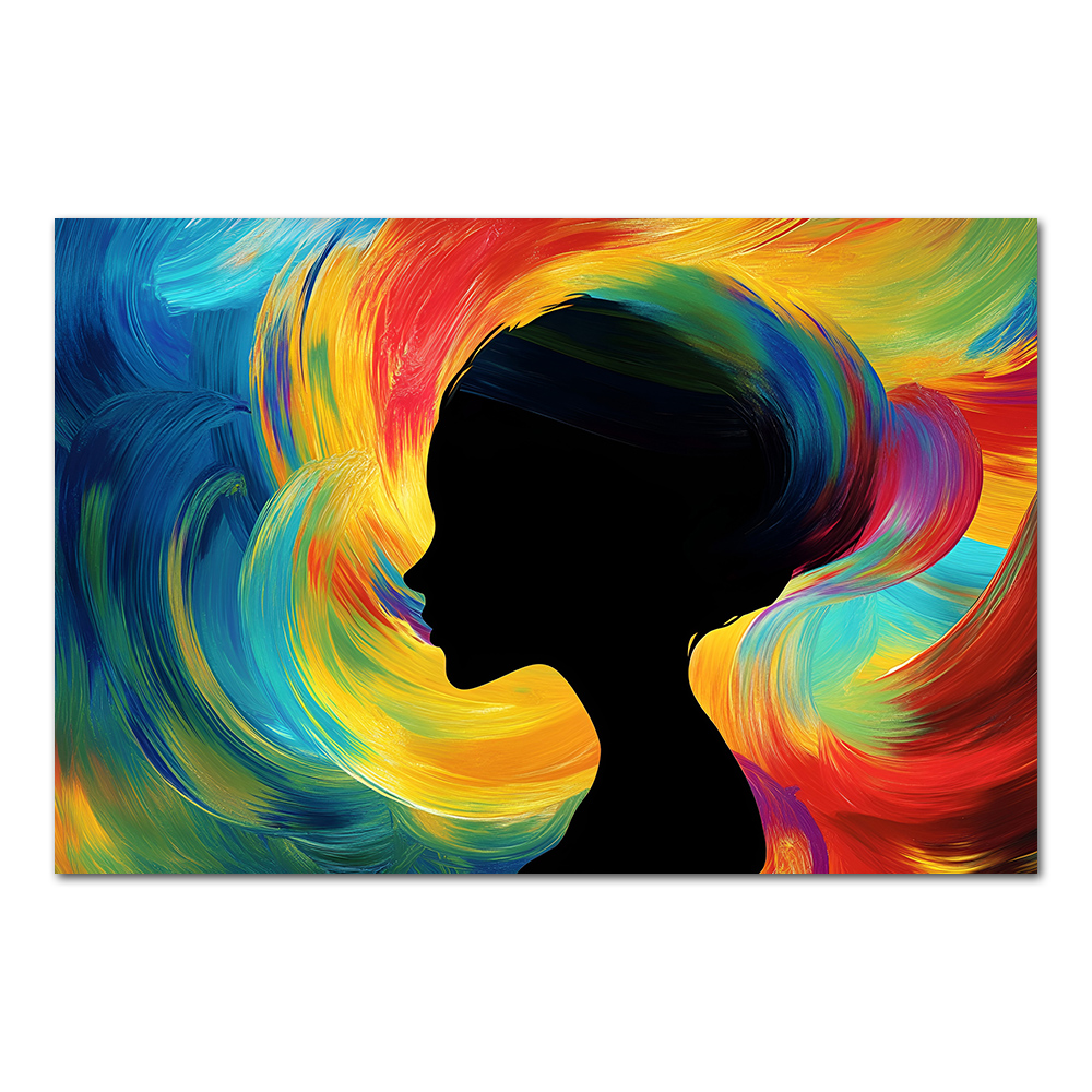 Opera d'Arte Colorata, Dipinto - Women Accessories Poster recensione e prezzo