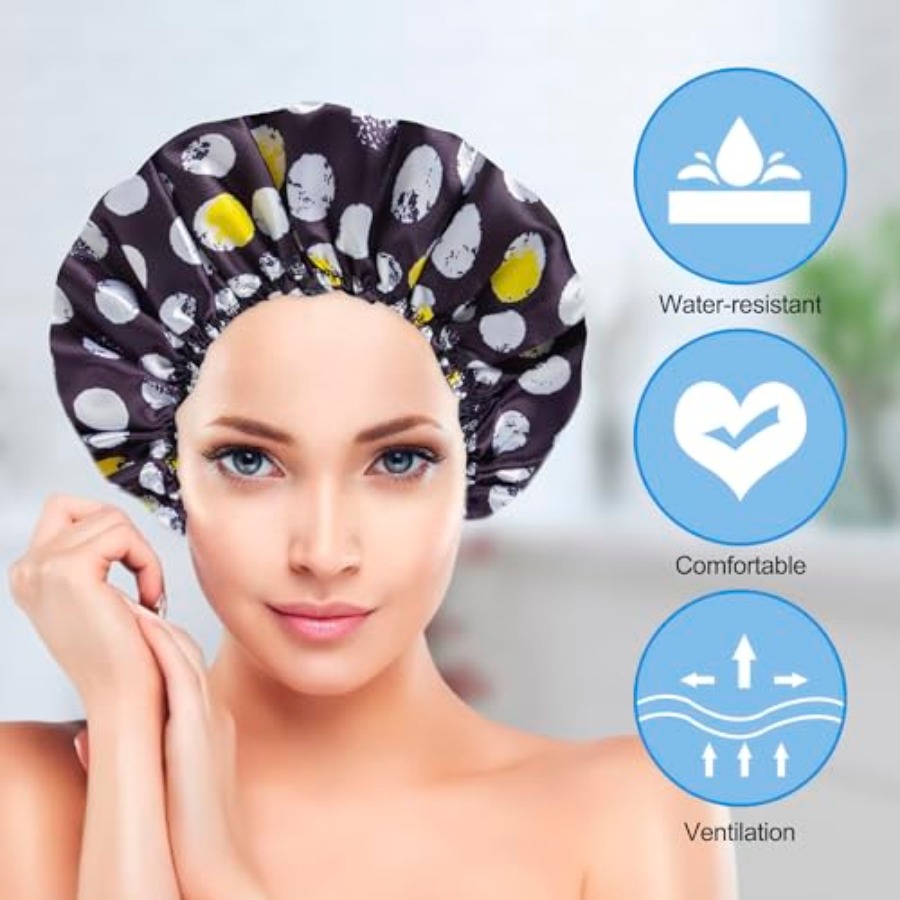 Set di 4 Cuffie da Doccia per  - Scrunchie Satin Set recensione e prezzo