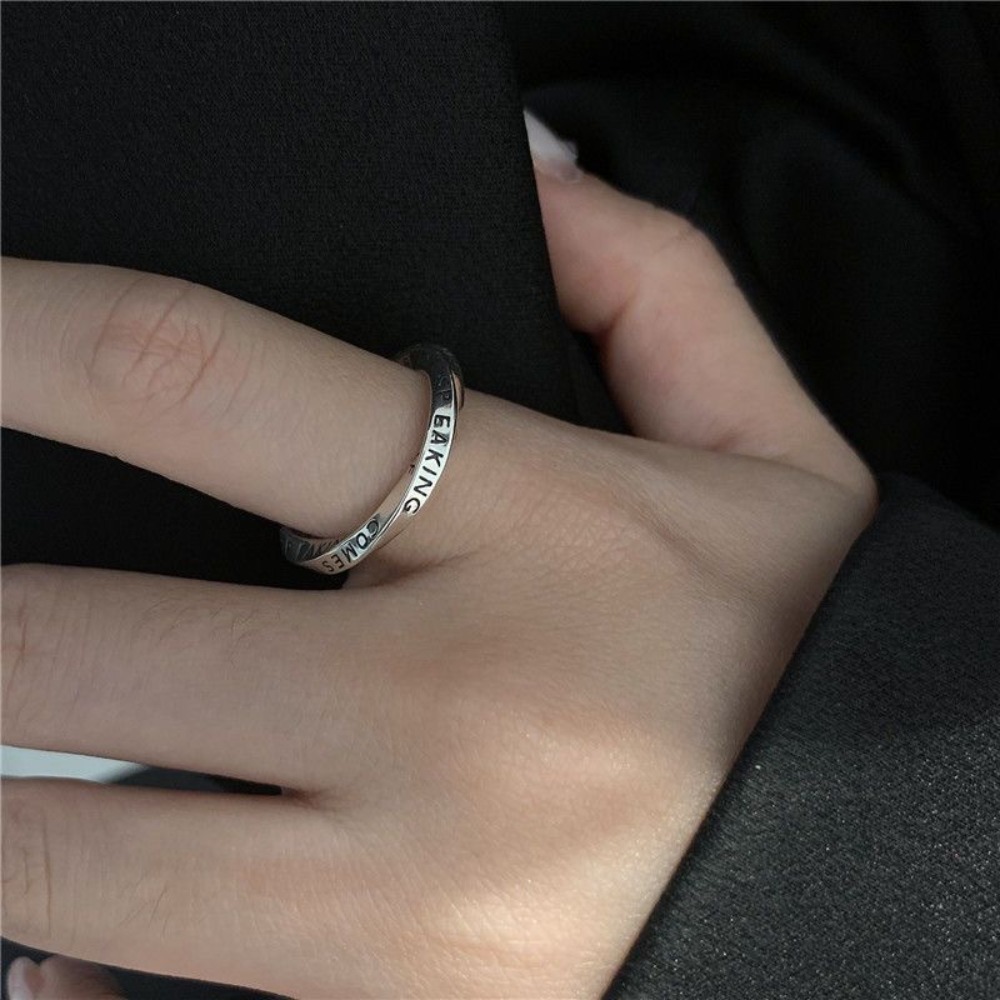 Anello Aperto Vintage con Lett - Women Accessories In English recensione e prezzo