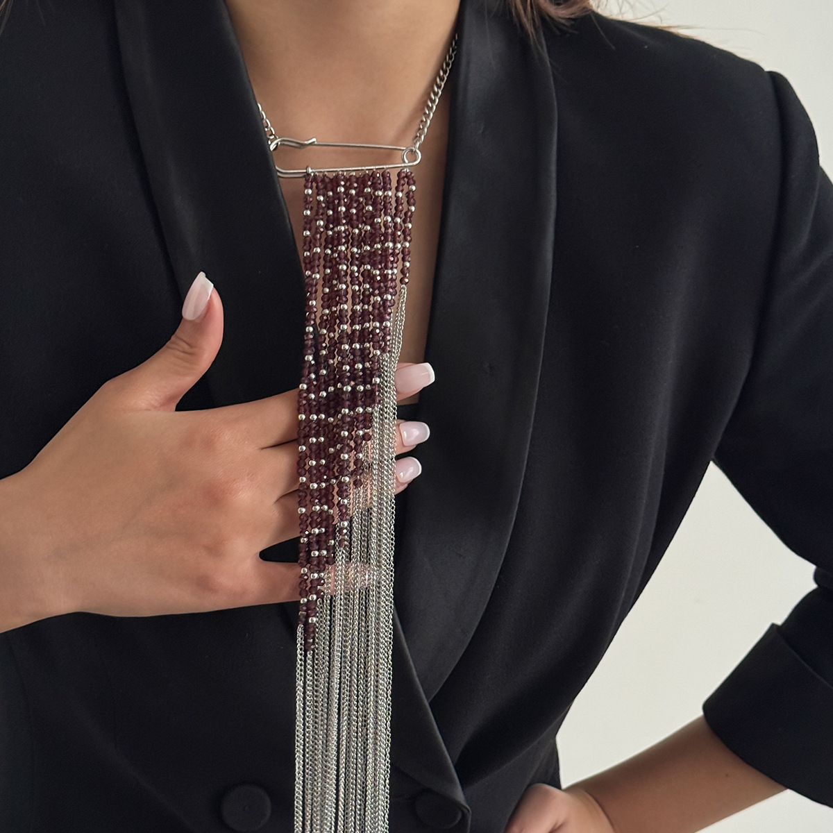 Spilla a catena con nappe colo - Women Accessories Jewelry recensione e prezzo