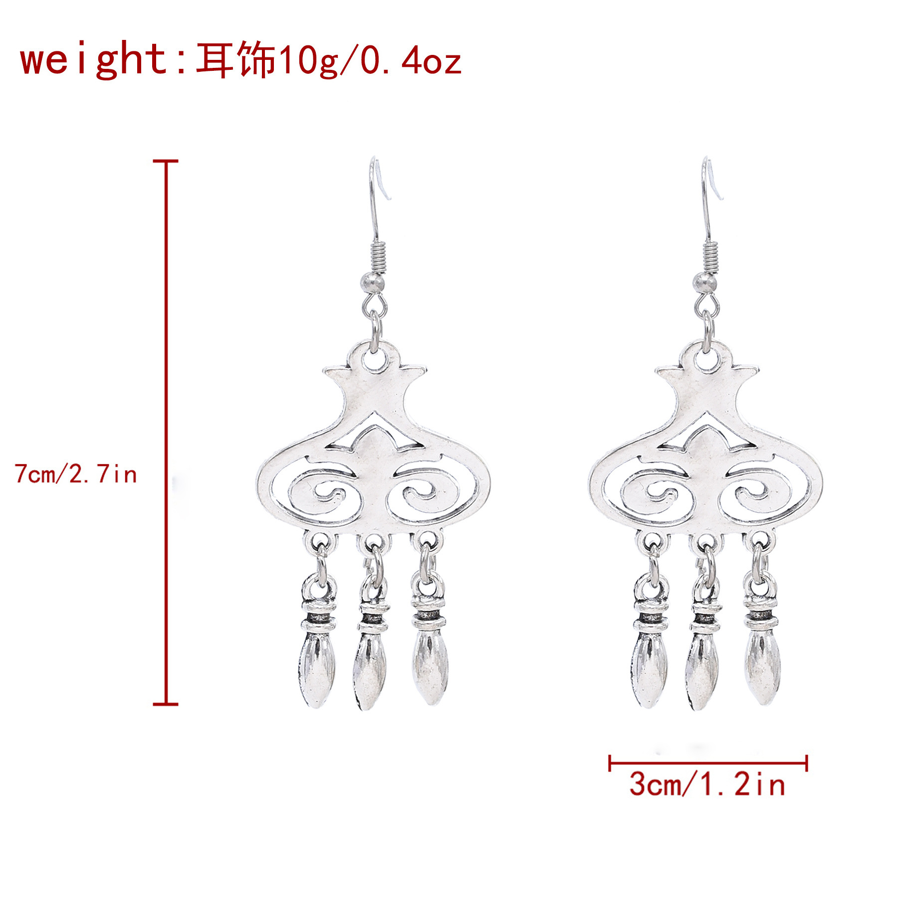 Orecchini pendenti in lega di  - Women Accessories Nepal recensione e prezzo