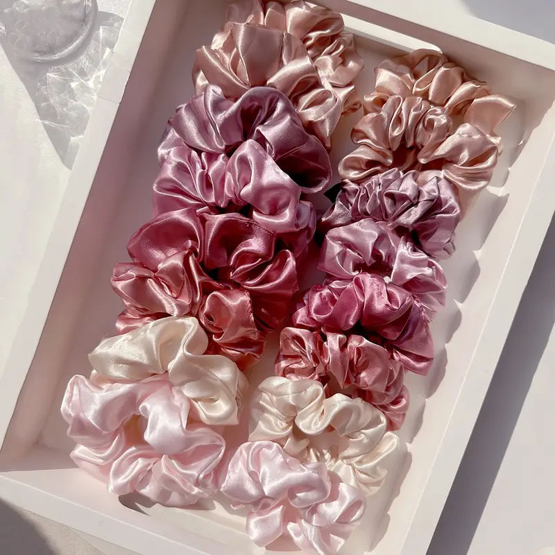 16 pz Morbido Raso Scrunchies  - Scrunchie Satin Set recensione e prezzo